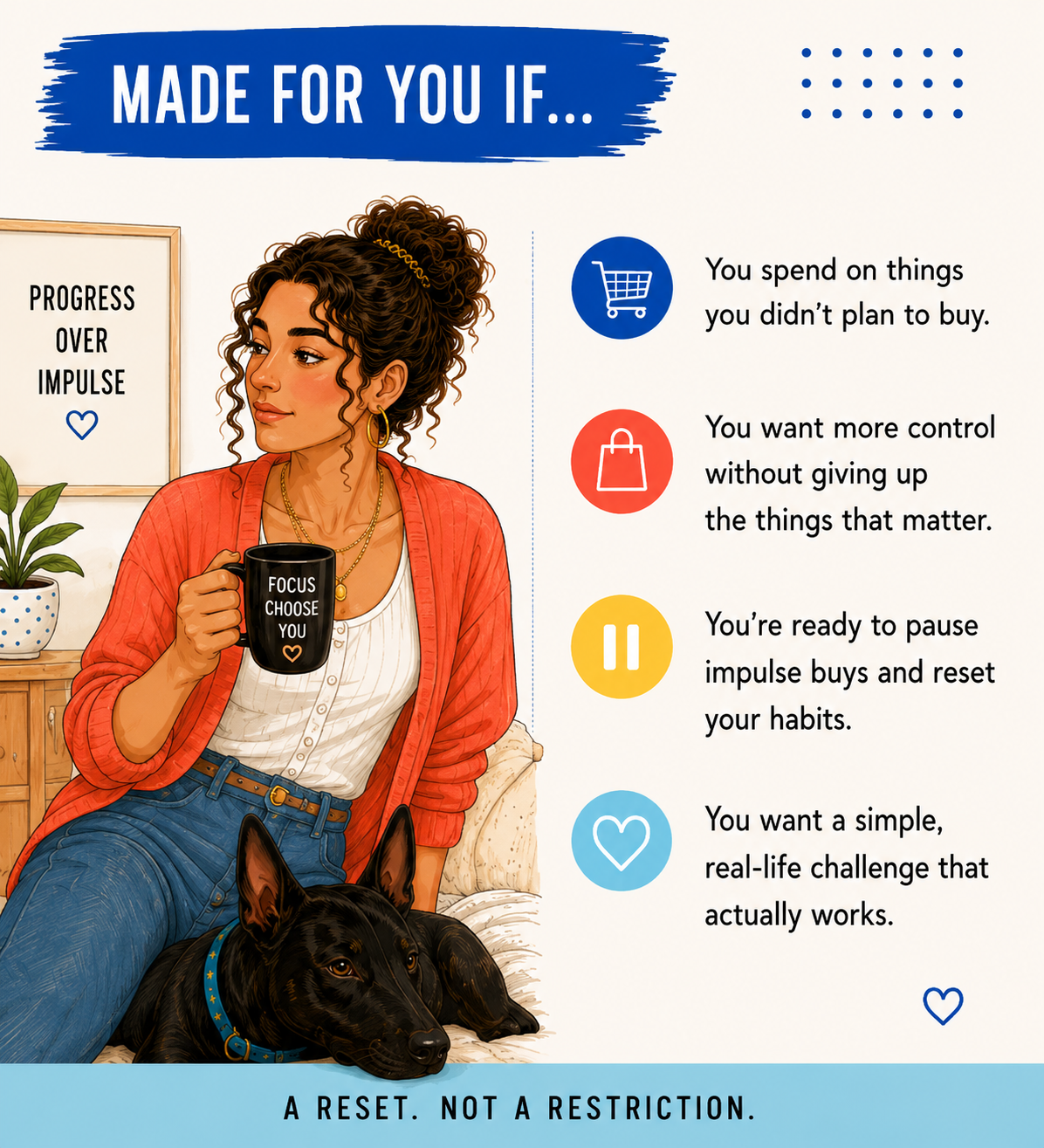 I’m Not Buying That Today — The No-Spend Challenge | Printable PDF