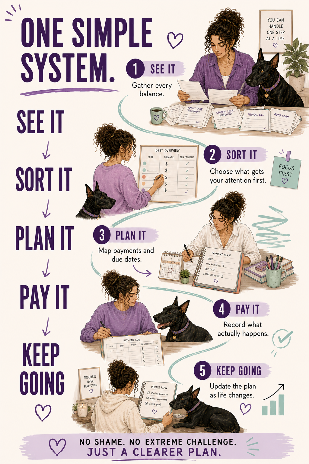 I’m Done Carrying This — The Debt Payoff Planner | Printable PDF