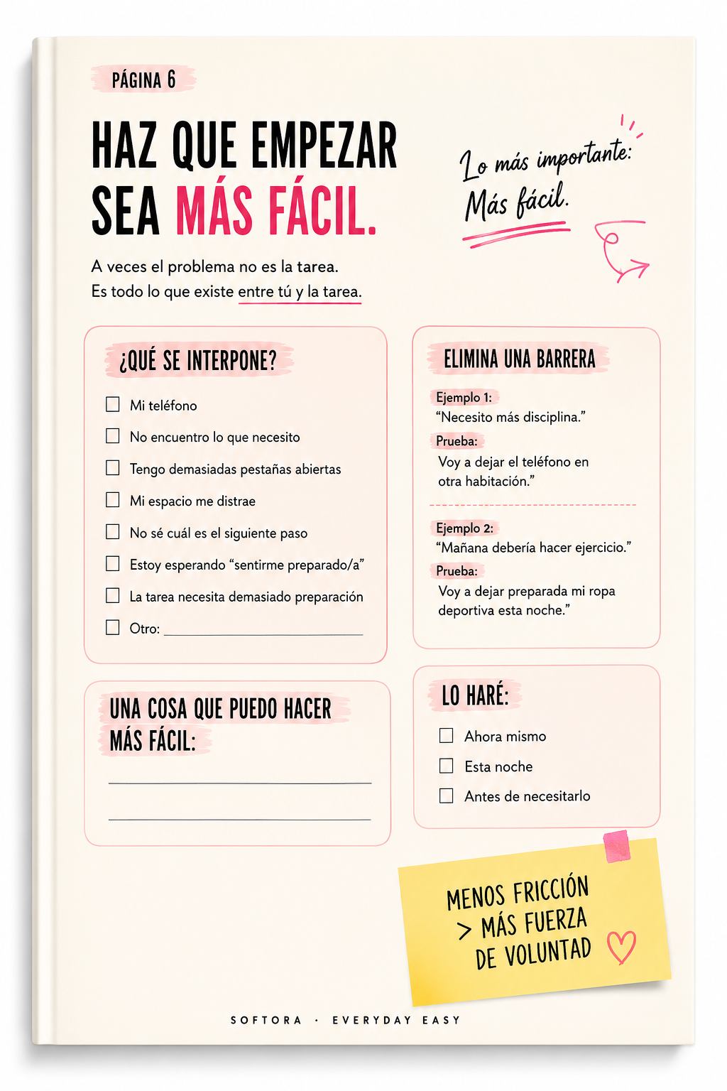 No Logro Empezar | Reset de 7 Días para Dejar de Postergar