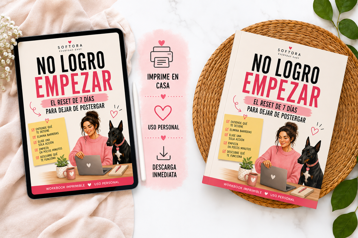 No Logro Empezar | Reset de 7 Días para Dejar de Postergar